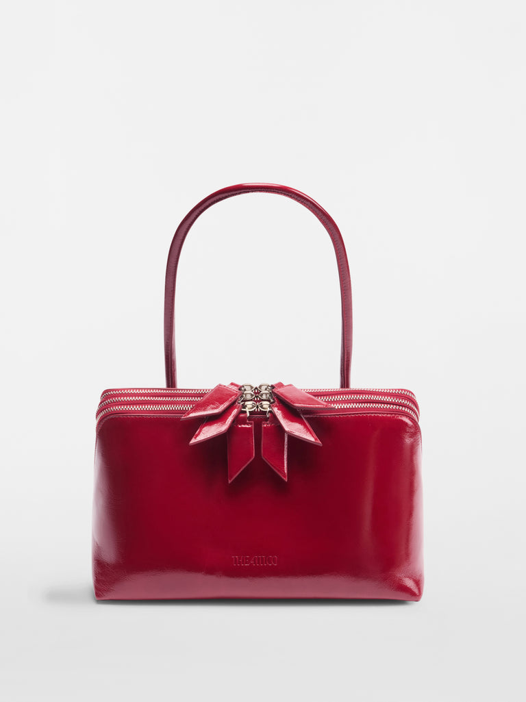 ''L'altra di Milano'' deep red shoulder bag