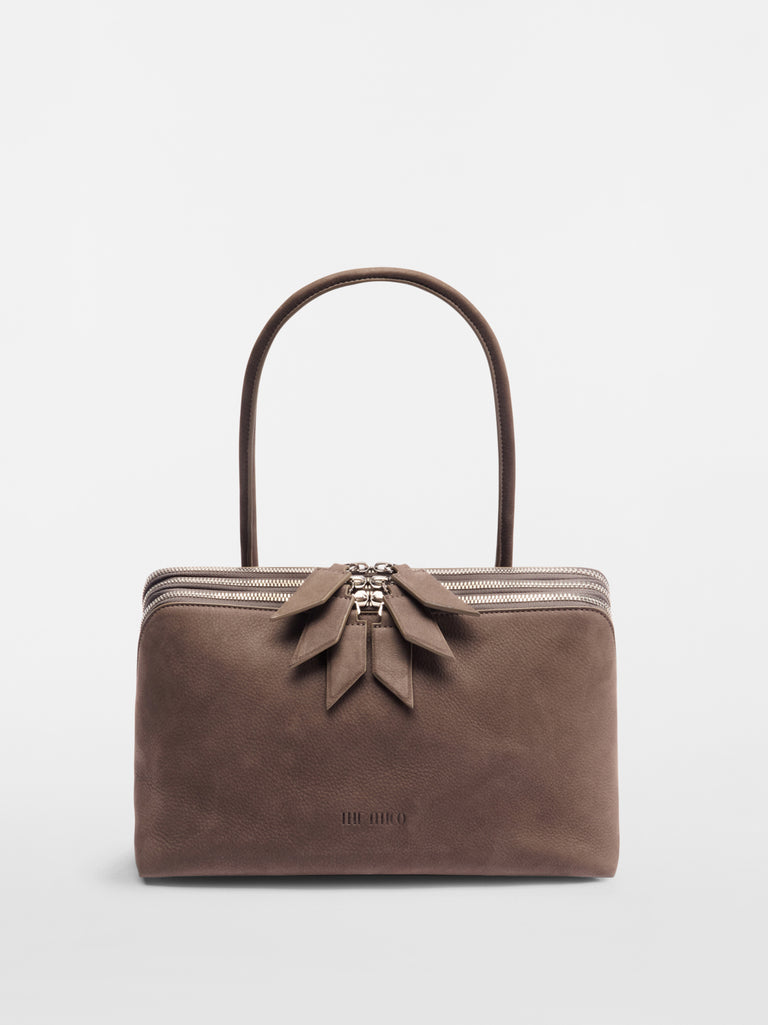 ''L'altra di Milano'' grey shoulder bag