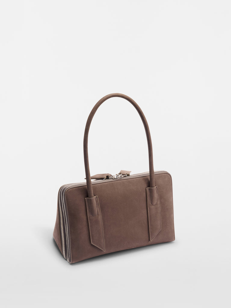 ''L'altra di Milano'' grey shoulder bag