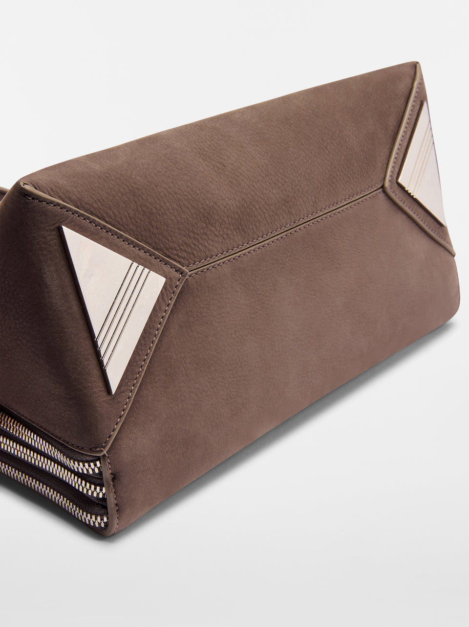 ''L'altra di Milano'' grey shoulder bag