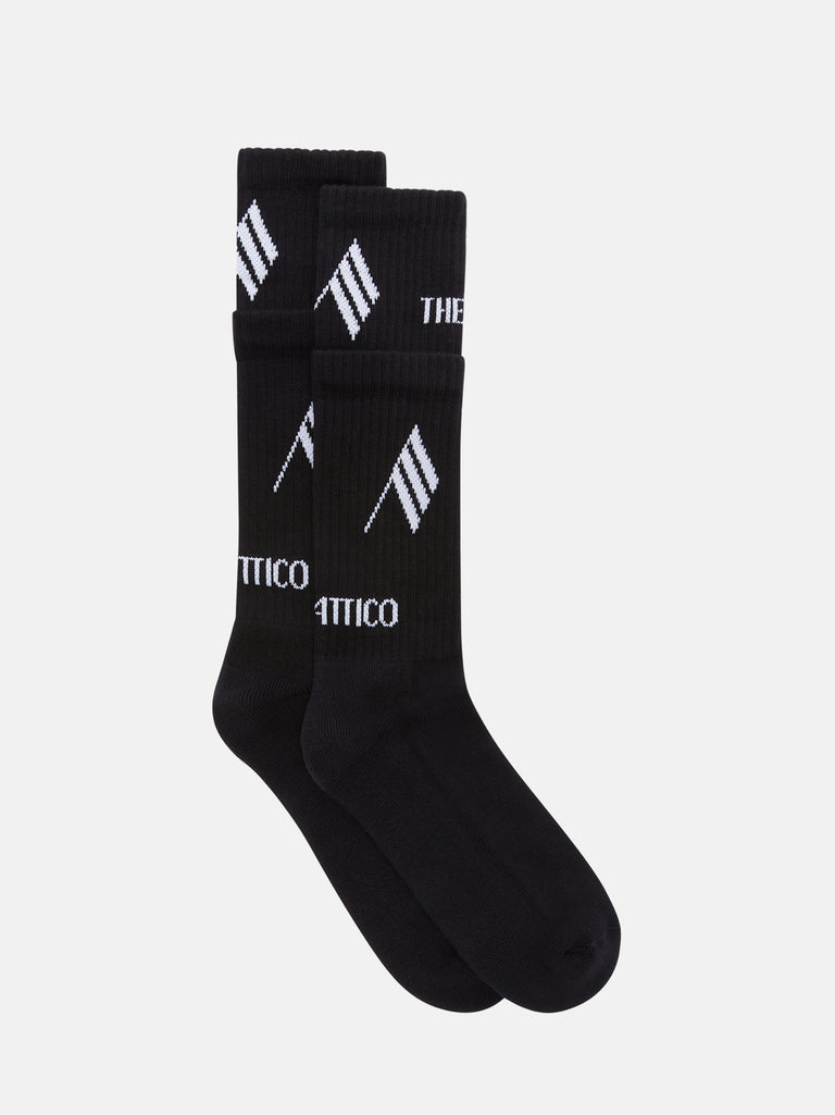 Black and white socks