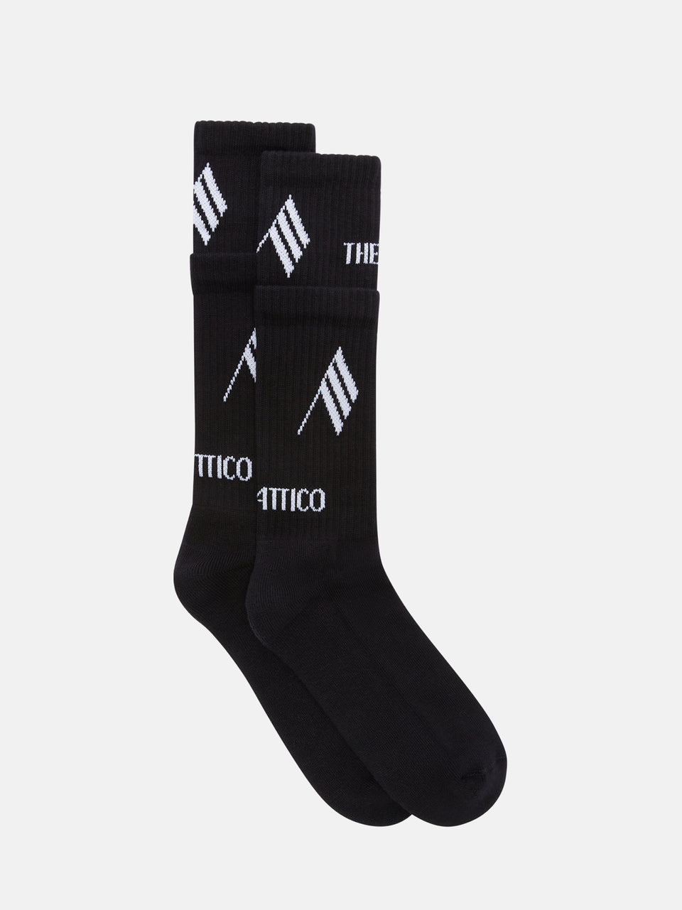 Black and white socks