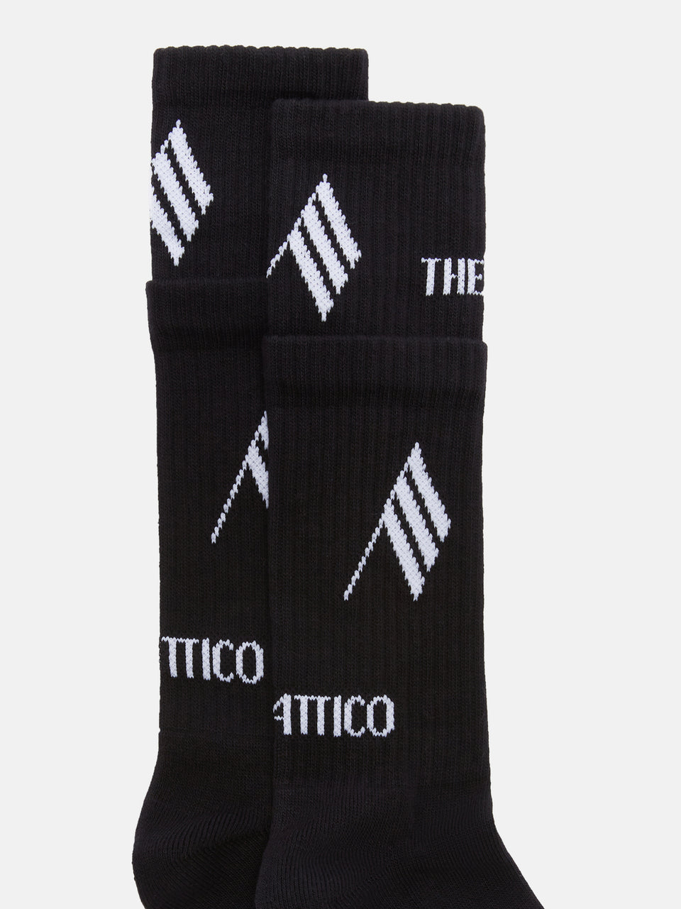 Black and white socks