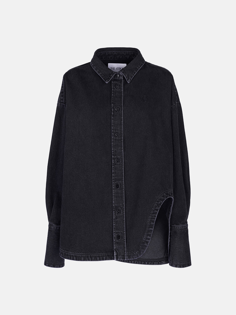 ''Diana'' black shirt jacket