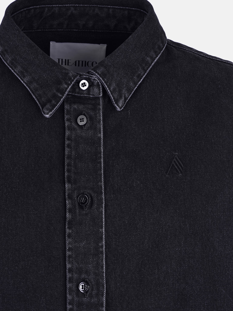 ''Diana'' black shirt jacket