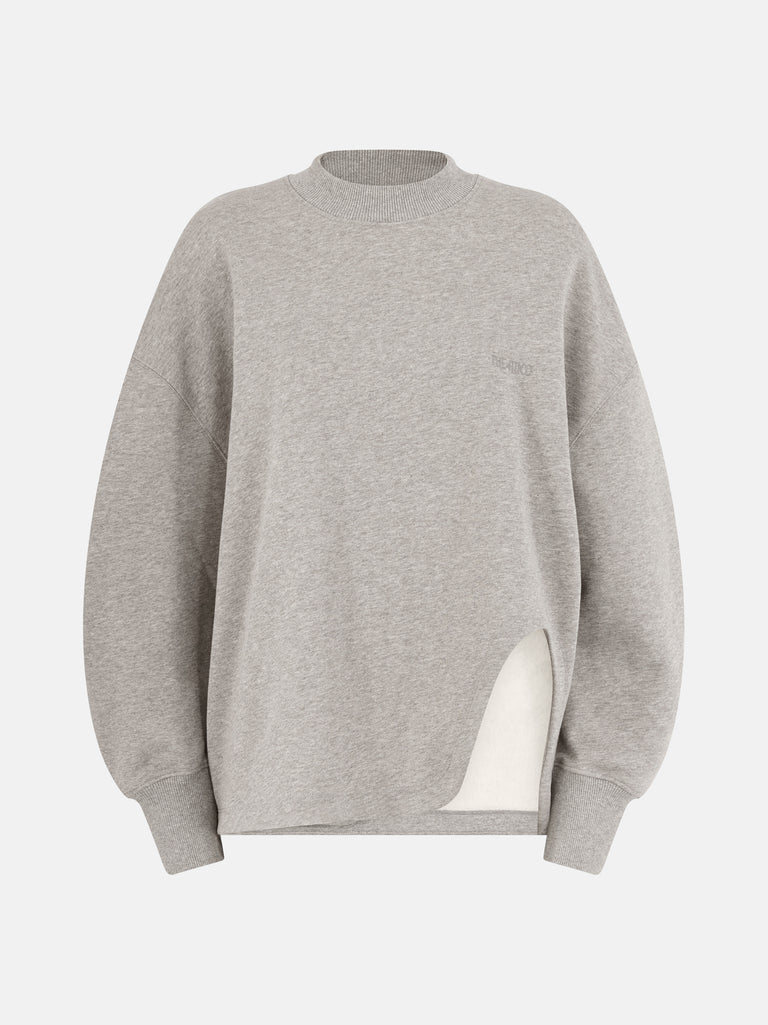 Melange grey sweatshirt
