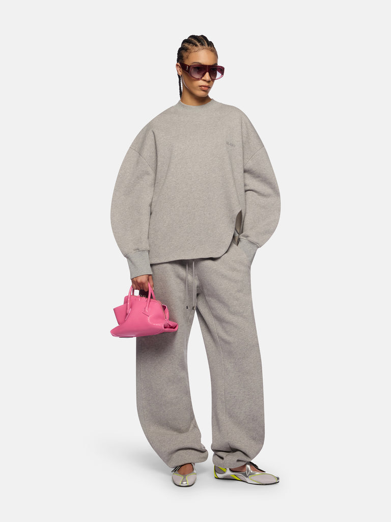 Melange grey sweatshirt