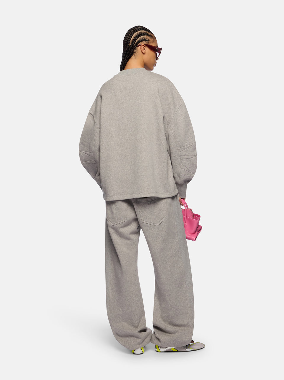 Melange grey sweatshirt