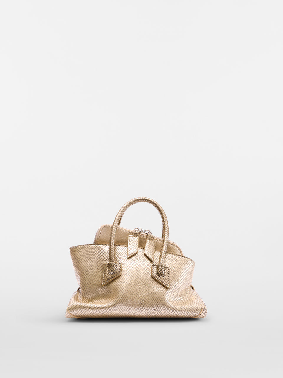 ‘‘La Passeggiata Mini‘‘ platinum top handle