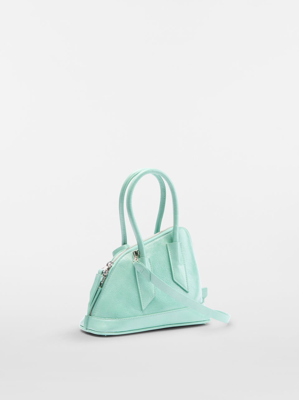 ‘‘La Sant Ambroeus Mini‘‘ aquamarine top handle