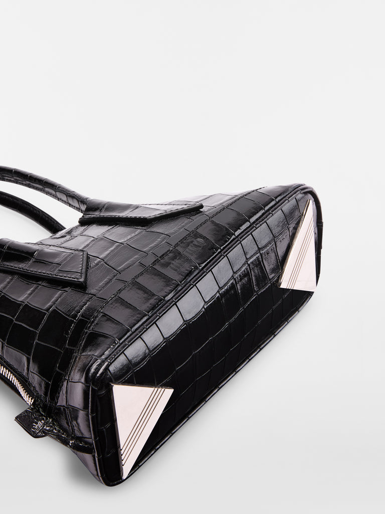 ‘‘La Sant Ambroeus Mini‘‘ black top handle
