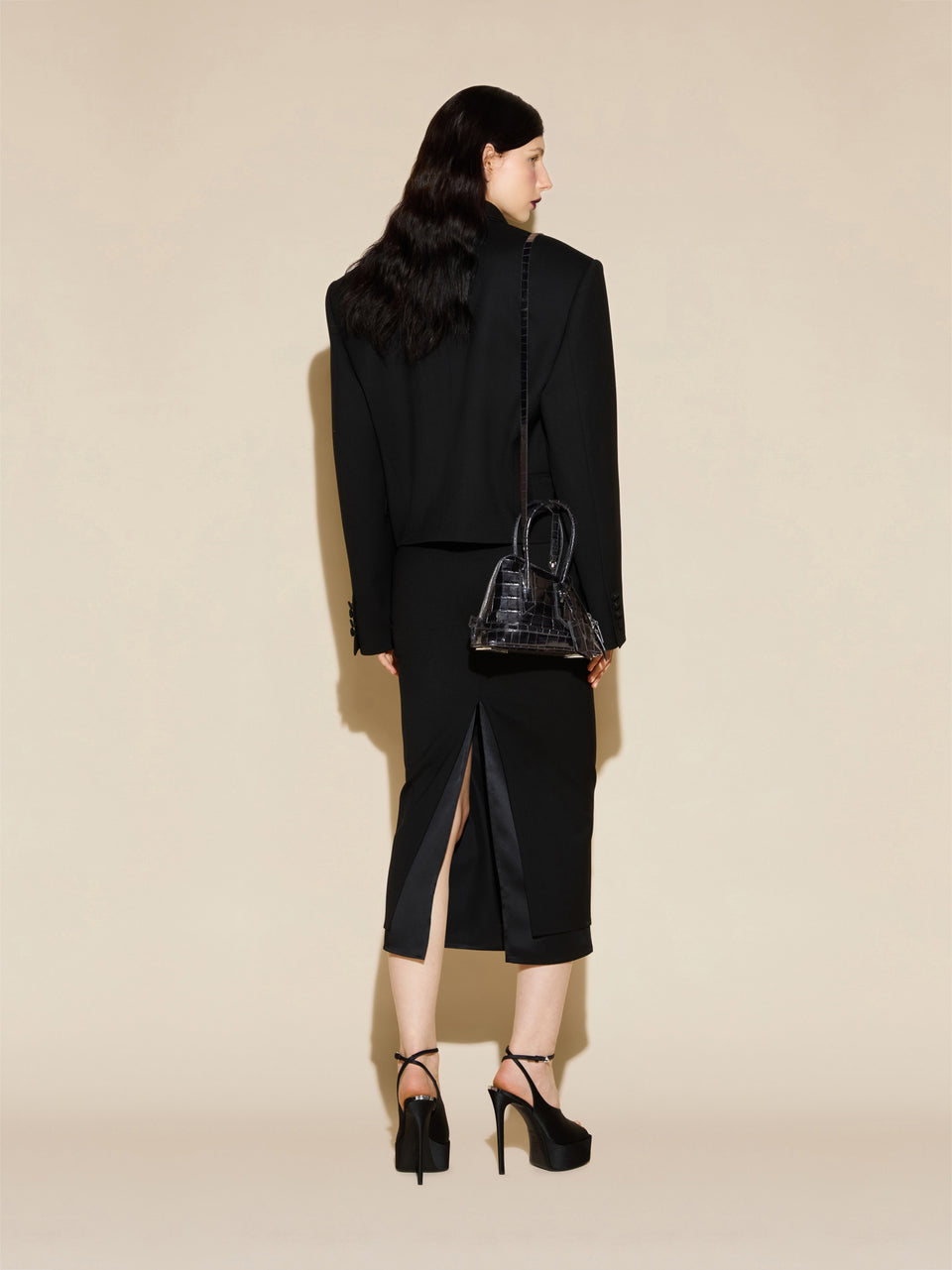 ‘‘La Sant Ambroeus Mini‘‘ black top handle