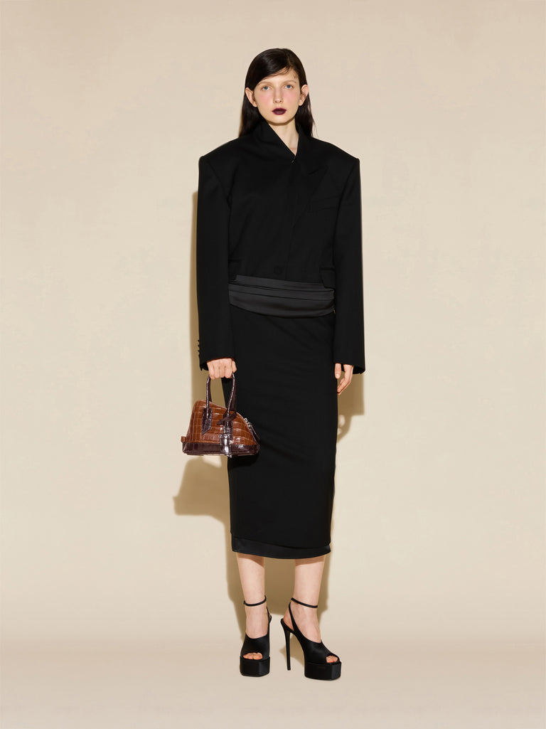 ‘‘La Sant Ambroeus Mini‘‘ dégradé brown top handle