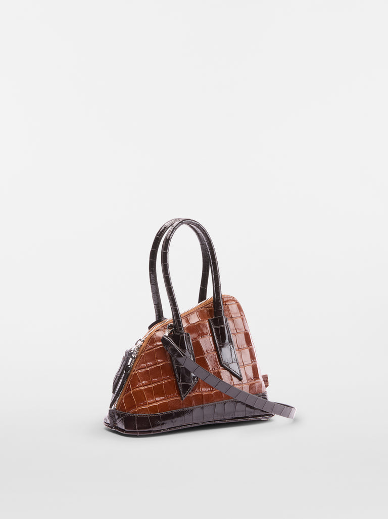 ‘‘La Sant Ambroeus Mini‘‘ dégradé brown top handle