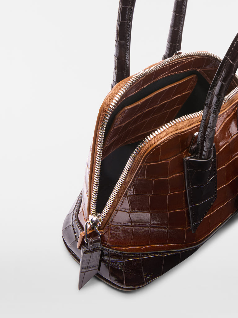 ‘‘La Sant Ambroeus Mini‘‘ dégradé brown top handle