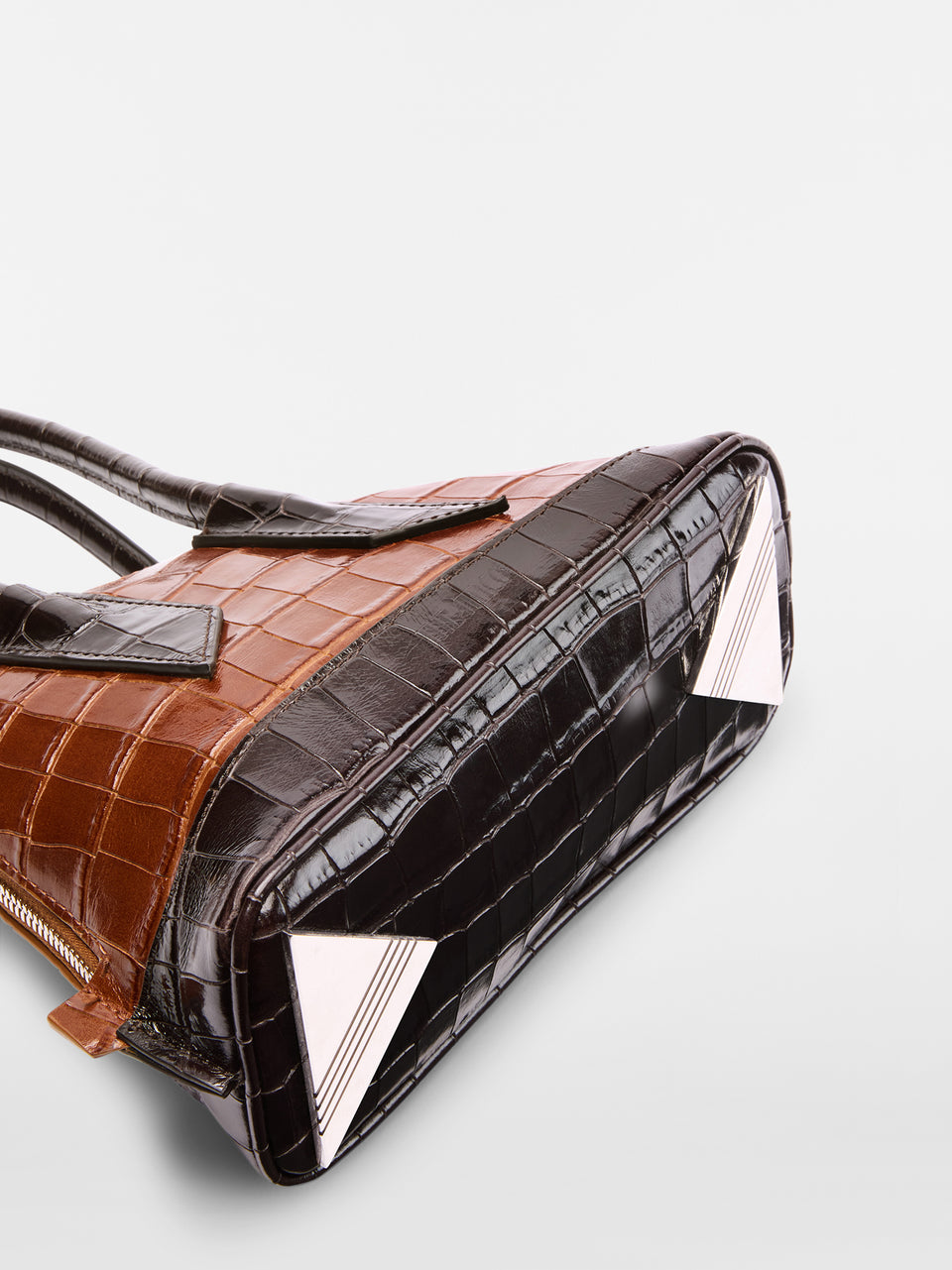 ‘‘La Sant Ambroeus Mini‘‘ dégradé brown top handle
