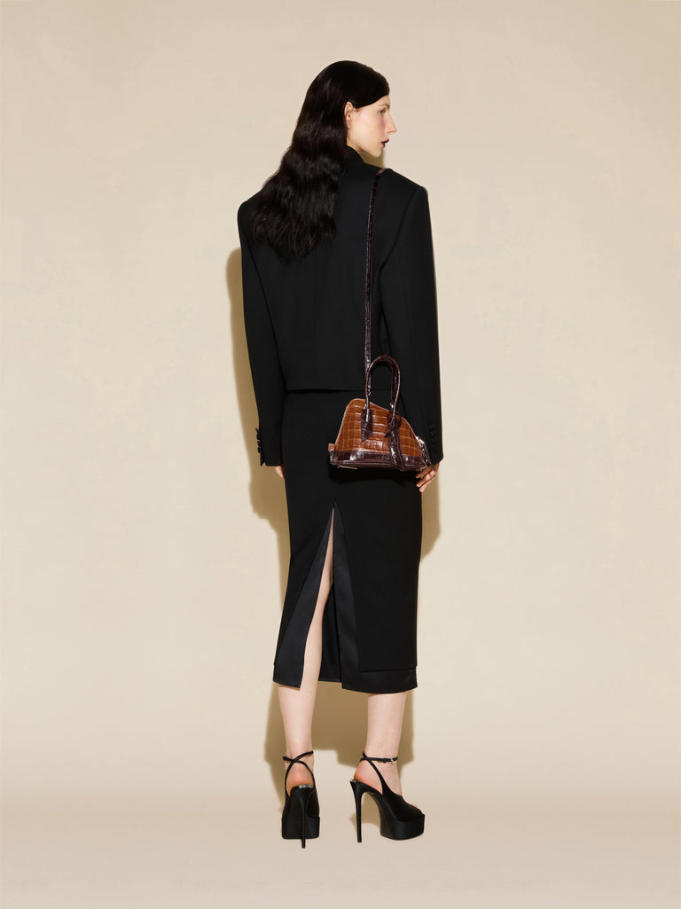 ‘‘La Sant Ambroeus Mini‘‘ dégradé brown top handle