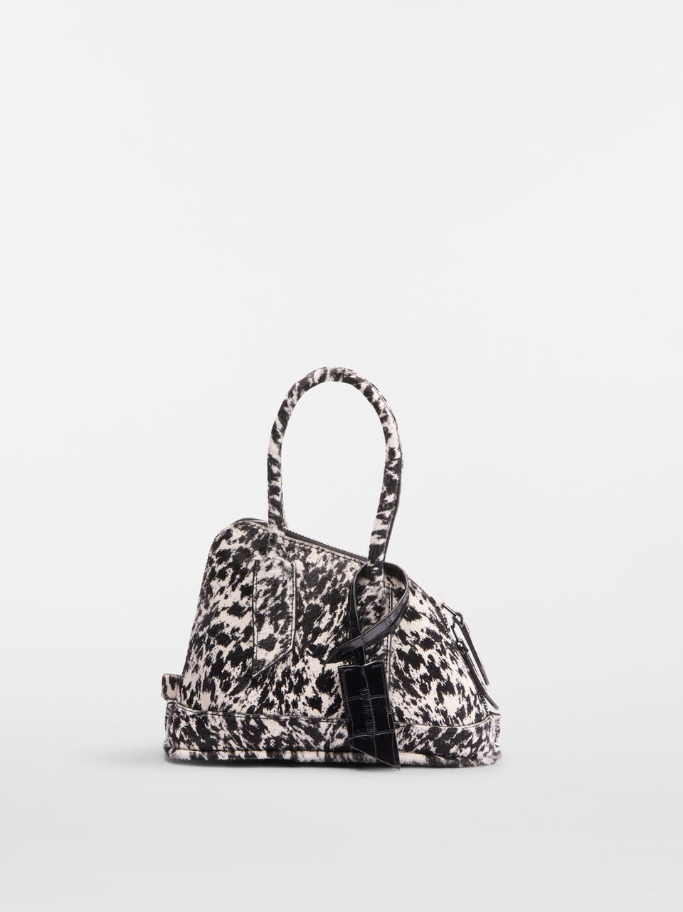 ‘‘La Sant Ambroeus Mini‘‘ white and black top handle
