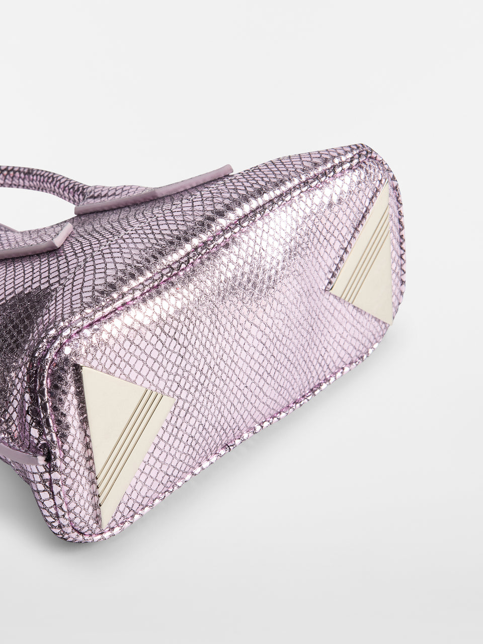 ‘‘La Sant Ambroeus Mini‘‘ violet top handle