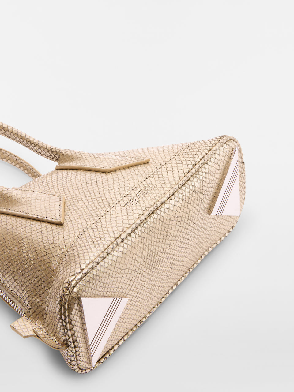 ‘‘La Sant Ambroeus Mini‘‘ platinum top handle
