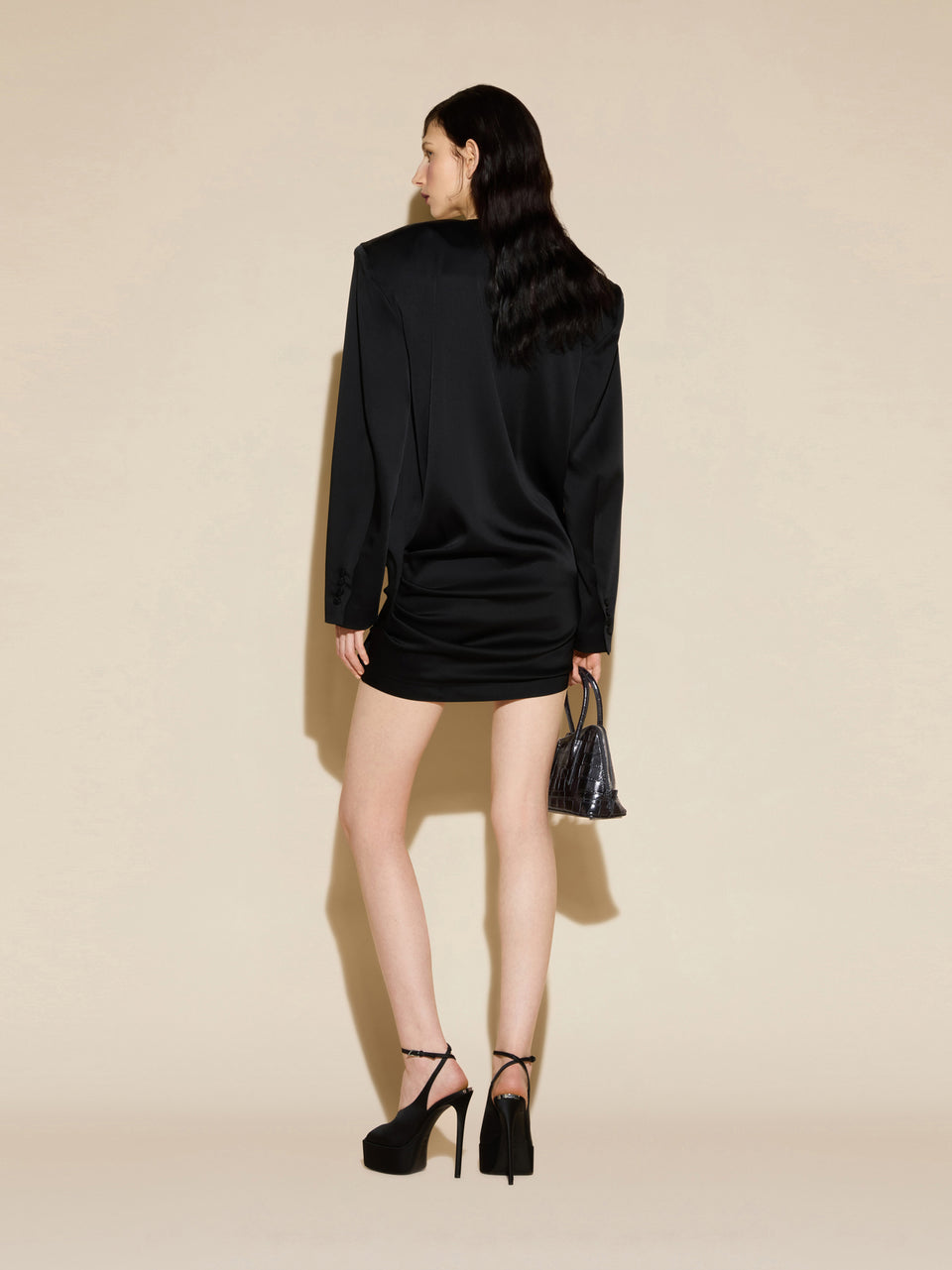 Black mini dress