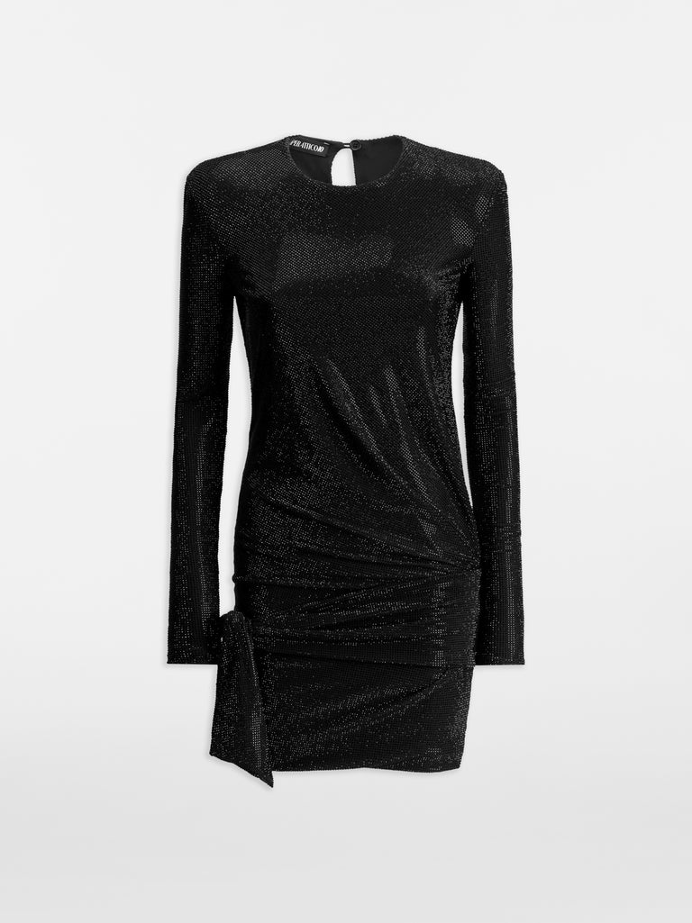 Black mini dress