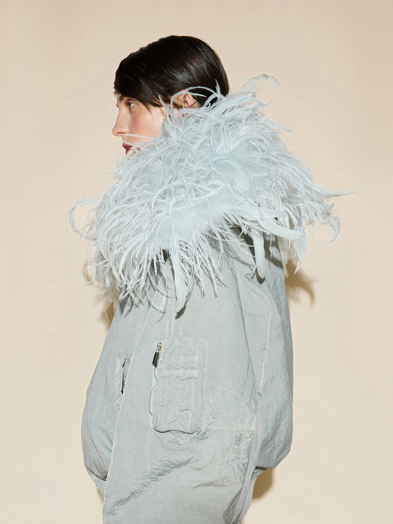 Ice bomber jacket