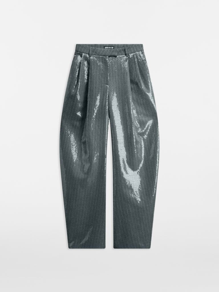 Dark grey and milk pants