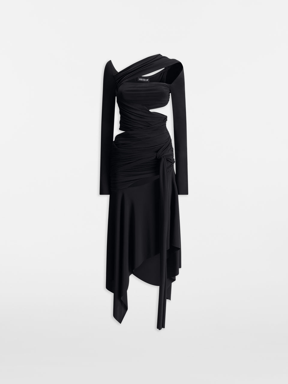 Black maxi dress