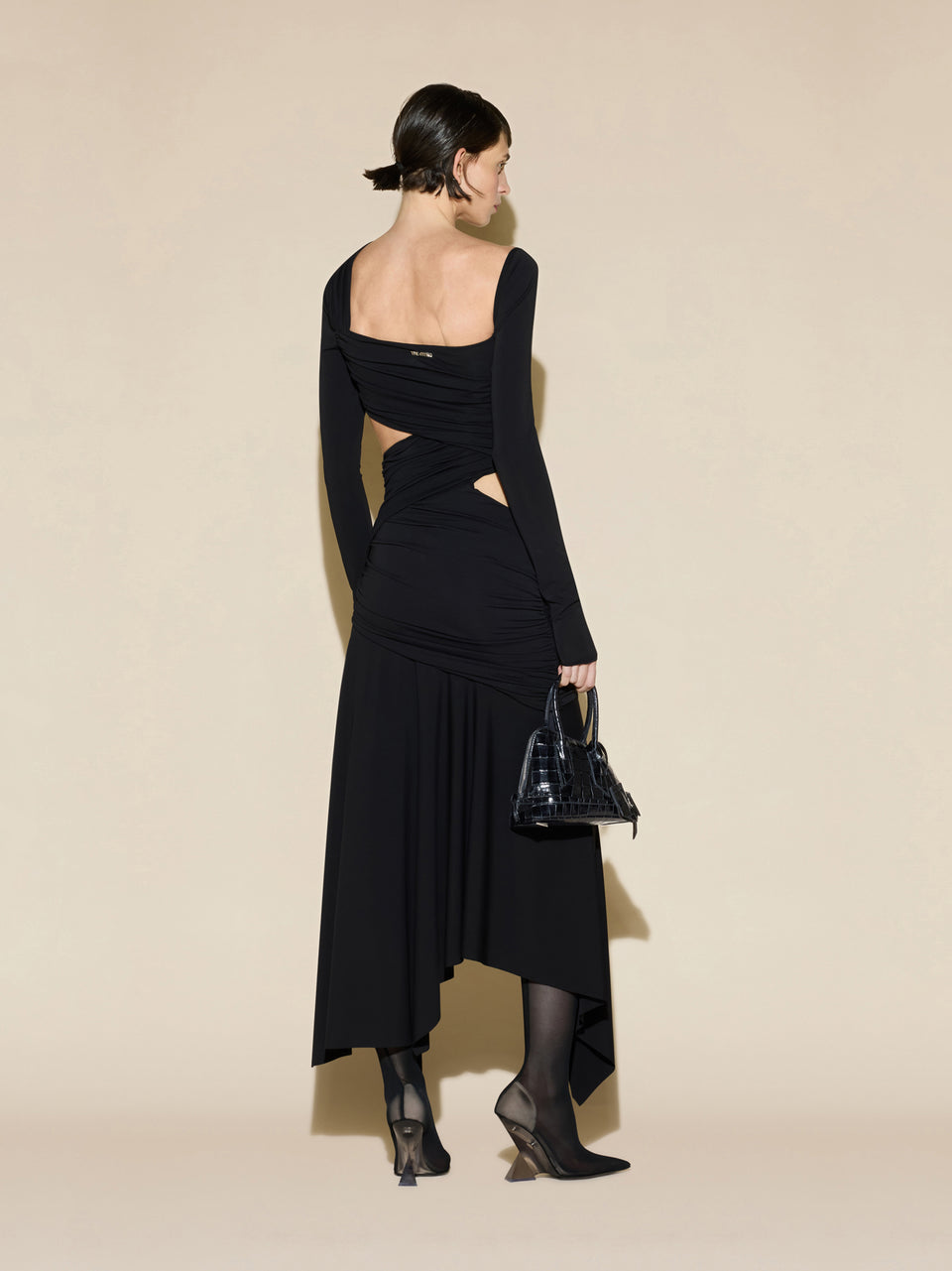 Black maxi dress