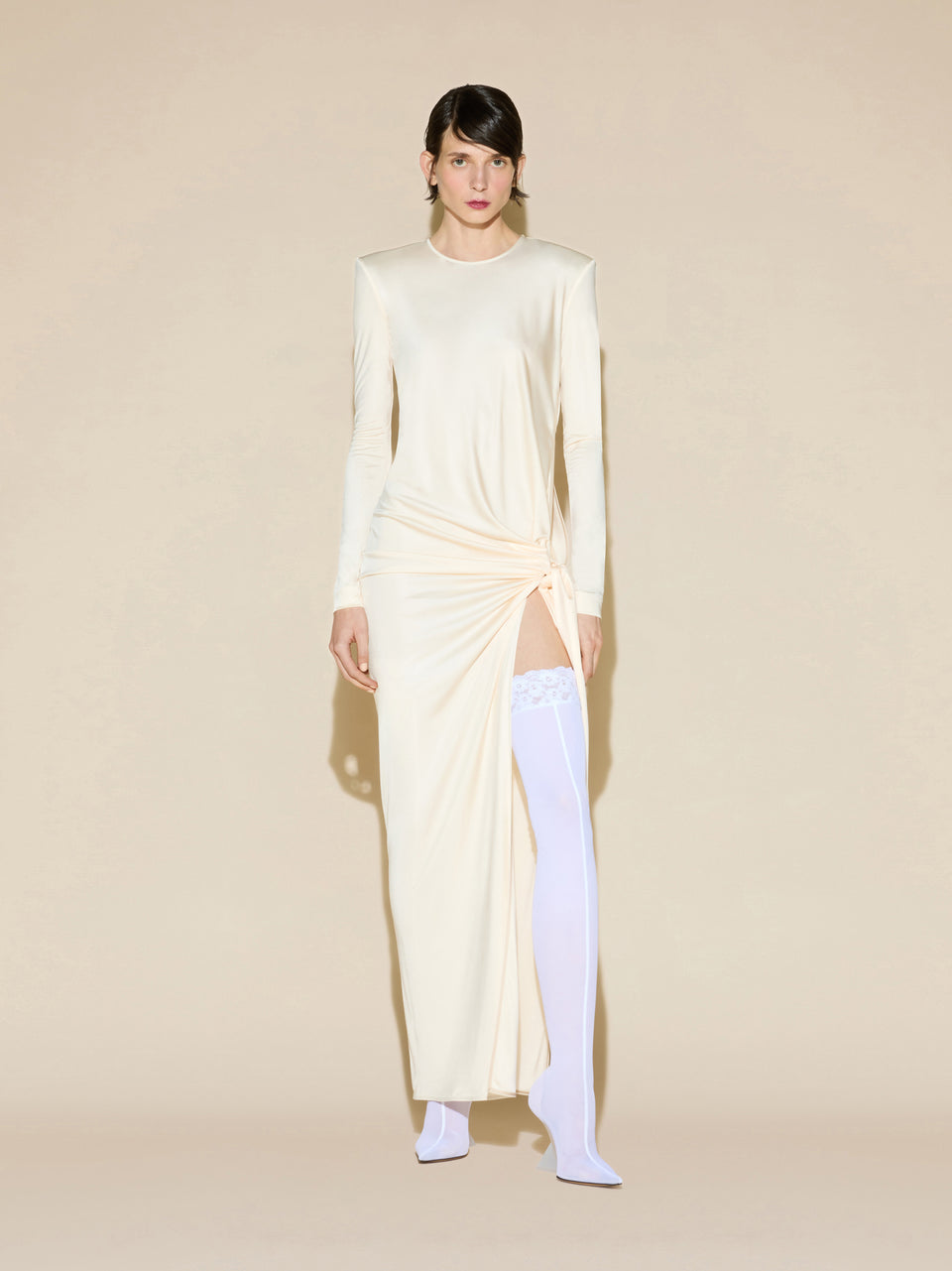 Ivory maxi dress