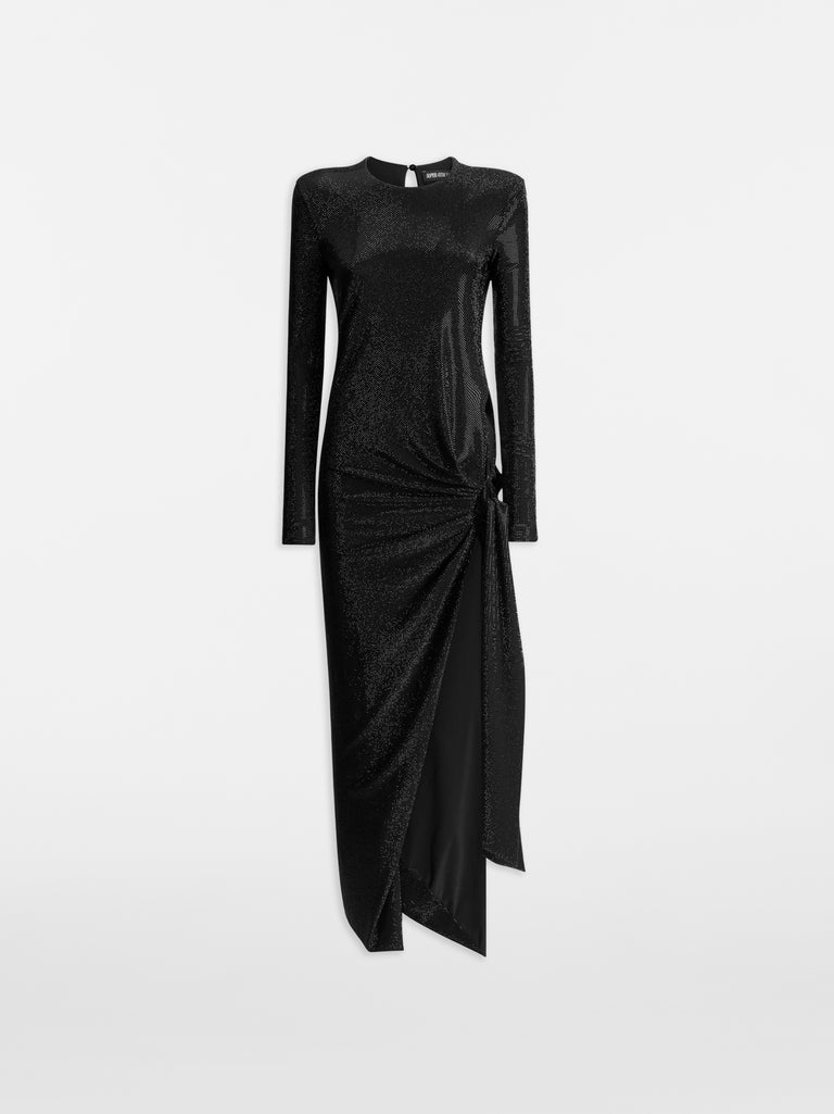 Black maxi dress