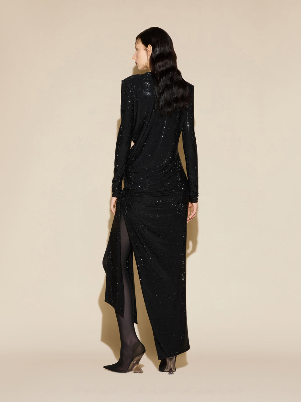 Black maxi dress