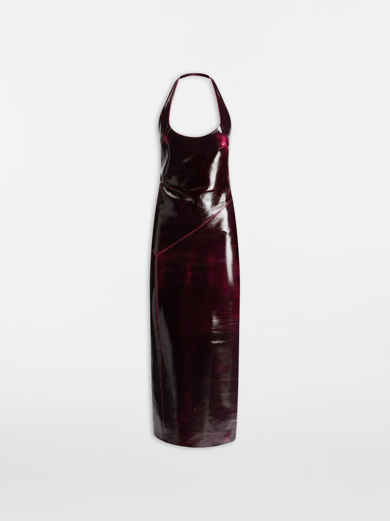 Plum maxi dress