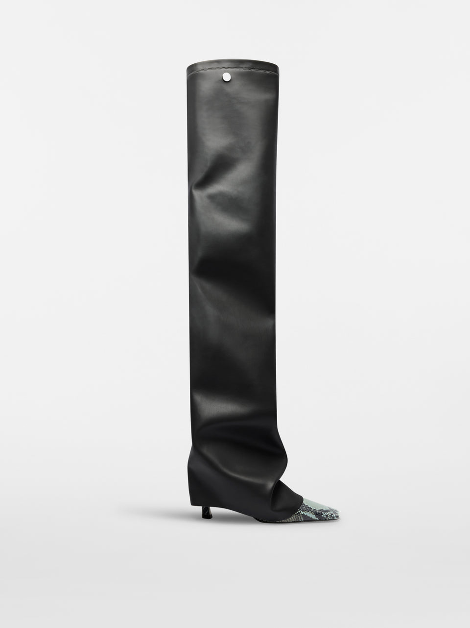 ‘‘Robin‘‘ grey thigh-high boot