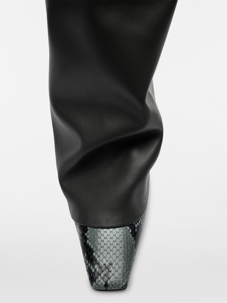 ‘‘Robin‘‘ grey thigh-high boot
