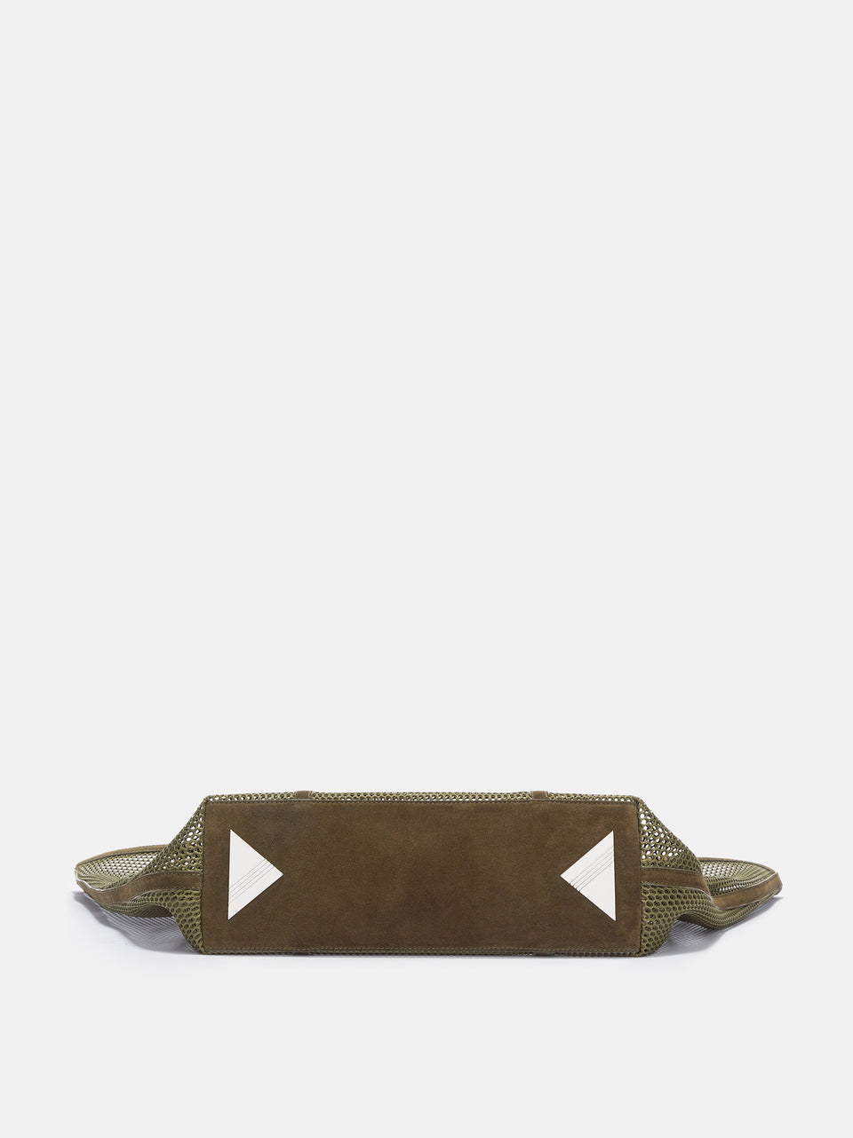 ''Via del Mare'' military green tote bag