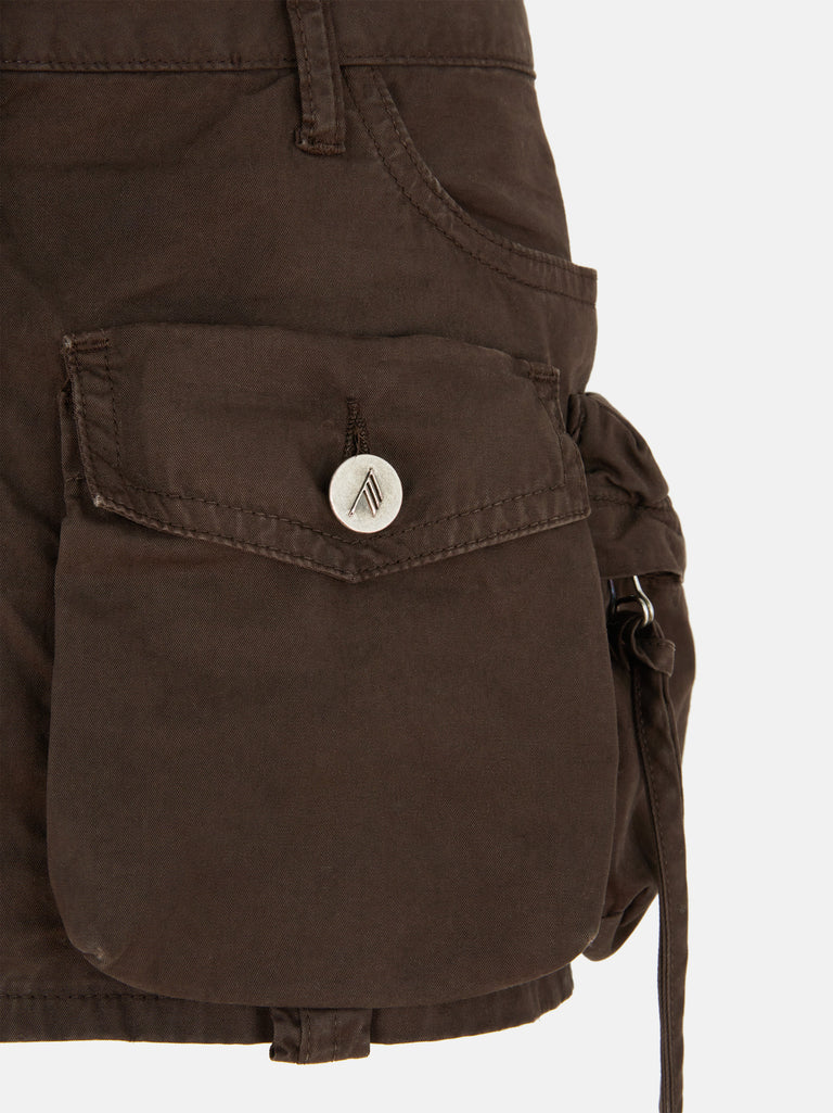 ''Fay'' brown mini skirt