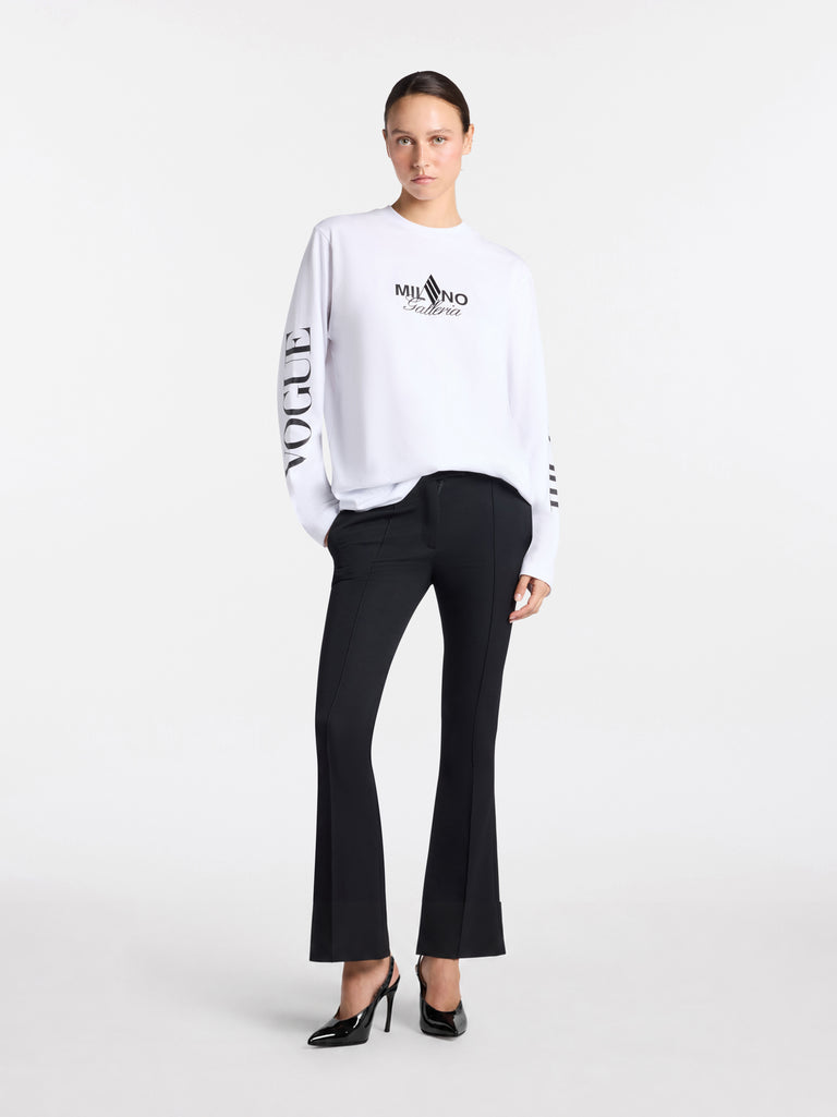 WHITE T-SHIRT THE ATTICO X VOGUE WORLD: MILANO